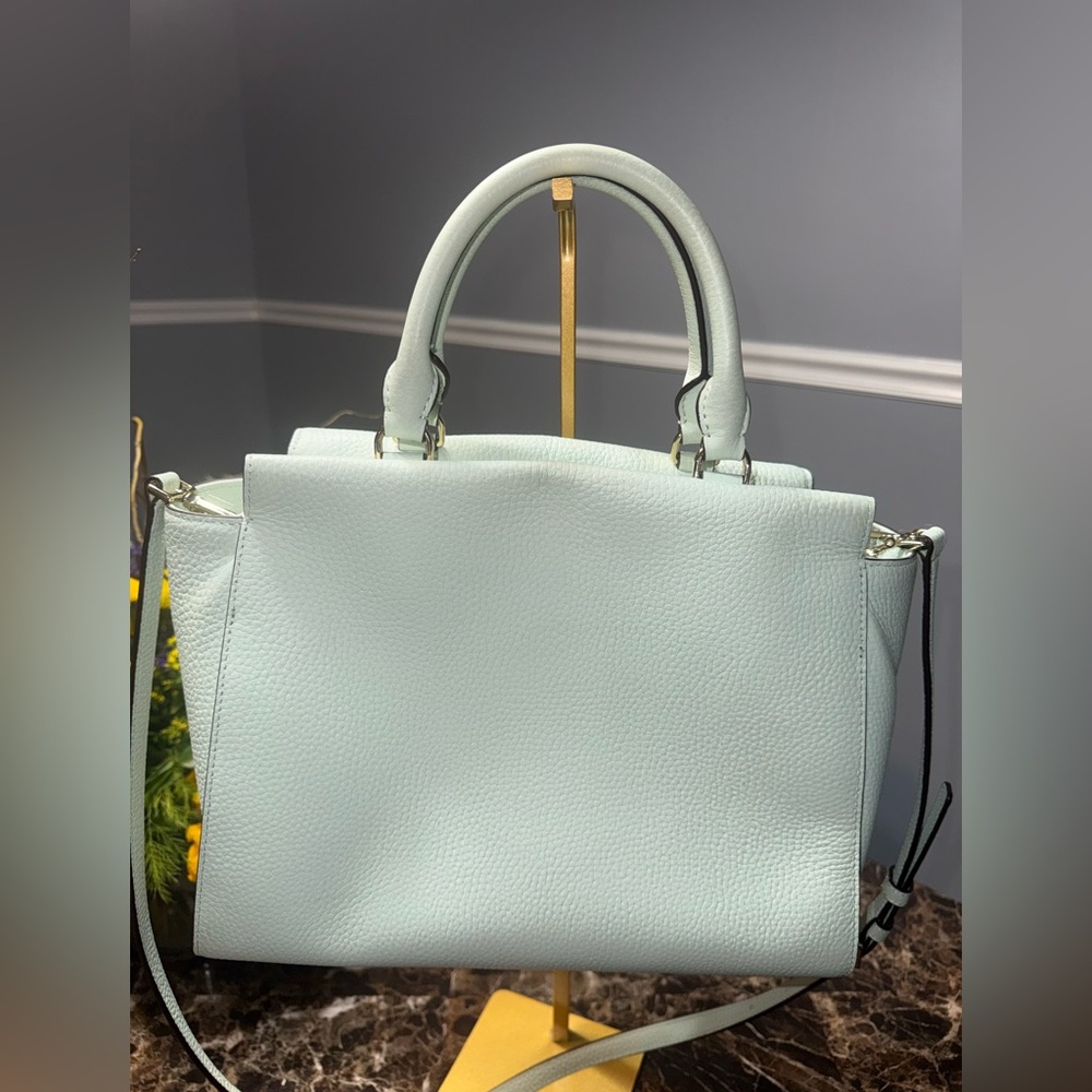 Kate Spade Leewood Place Makayla Satchel in Mint Splash Leather - Picture 5 of 16